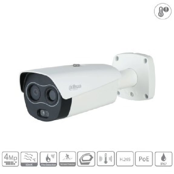 Thermische Bullet-Kamera TPC-BF2241P-TB7F8-DW-S2 4MP/8mm-Beschreibung lesen