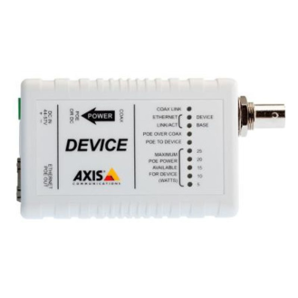 Medienkonverter AXIS T8642 PoE+ über Koax-Beschreibung lesen