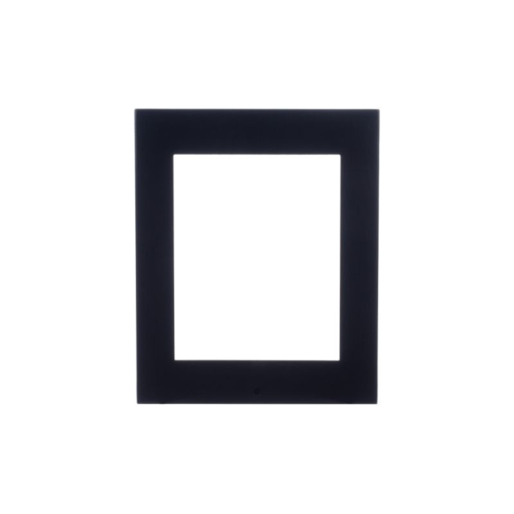 2N IP Verso Frame 1M black, Frontblende, für Aufputz Montage, für eine 2N IP Verso Moduleinheiten, schwarz-Beschreibung lesen