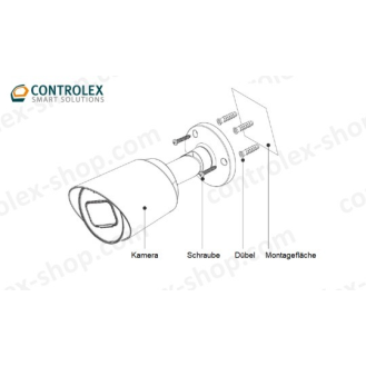 Dahua - HAC-HFW1200TP-0280B-S6 - HDCVI - Bullet, - 2 MP - 2,8mm fix Objektiv - Max. 25fps@1080P - Max.IR ~30m - DWDR,3D-Beschreibung lesen