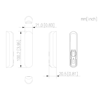 Dahua - ARD323-W2(868) - Alarm - Türkontakt Lang, - Türkontakt Lang 868MHz-Beschreibung lesen