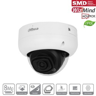 IP-Dome-Kamera 8MP Deeplight WizMind S 2,8 mm-Beschreibung lesen