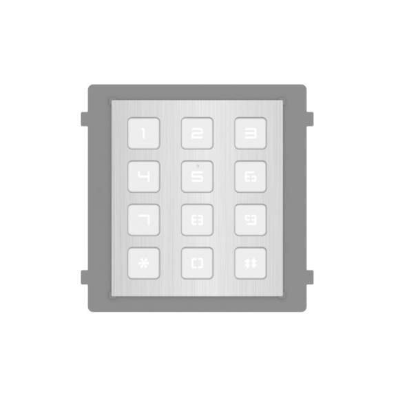 Numerisches Tastenmodul DS-KD-KP/S(O-STD) RS-485 IP65 für Intercom aus Edelstahl-Beschreibung lesen