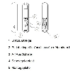 Dahua - ARD323-W2(868S) - Alarm - Türkontakt Kurz, - Türkontakt Kurz 868MHz