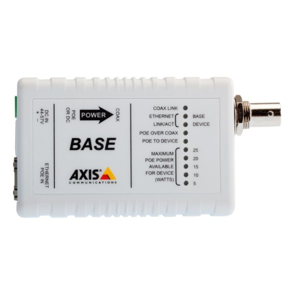 PoE+ über Koax Kit AXIS T8640-Beschreibung lesen