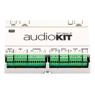 2N IP Audio Kit, Intercom Einbaukit, nur Audio, LAN, Line in/out, max. 16 Ruftasten, GPIO, SIP, PoE-Beschreibung lesen