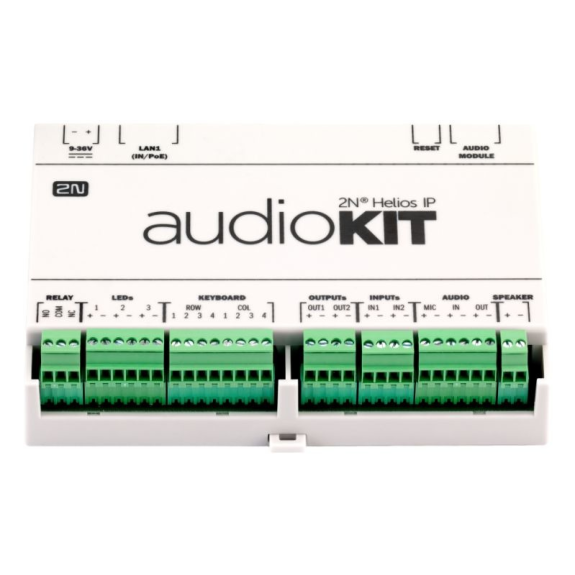 2N IP Audio Kit, Intercom Einbaukit, nur Audio, LAN, Line in/out, max. 16 Ruftasten, GPIO, SIP, PoE 2N IP Audio Kit, Intercom Einbaukit, nur Audio, LAN, Line in/out, max. 16 Ruftasten, GPIO, SIP, PoE-Beschreibung lesen