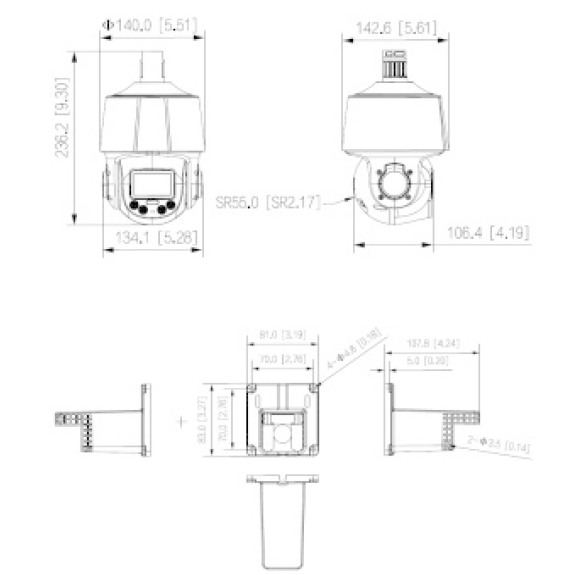 IP PTZ Kamera 4MP WizSense SD3C405DB-GNY-A-PV-Beschreibung lesen