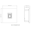 Fingerabdruck Modul VTO4202F-MF Aluminium IP65 IK07