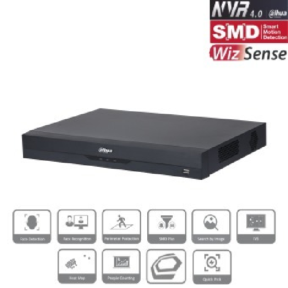 Dahua - NVR4216-EI - NVR - 16 Kanal, - 16 Kanal NVR/WizSense - H.265+/H.265/H.264+/H.264/MJPEG Codec - Max 256Mbps Band-Beschreibung lesen