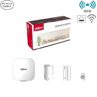 Alarmmodul ART-ARC3000H-03-W2(868) - Kit, Zentrale 868MHz - LAN, Wi-Fi (2,4G/5G) - 1x PIR Melder 868MHz - 1x Tür-Beschreibung lesen