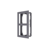 DS-KD-ACF2(O-STD)/Plastic Hikvision, Einbaurahmen, Unterputz, 2 Module, schwarz, für Hikvision Intercom