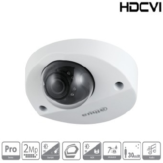 Dahua - HAC-HDBW2241FP-A-0280B-S2-DIP - HDCVI - Dome, - 2 MP/Starlight - 2,8mm fix Objektiv - Max. 25fps@1080P - Max.IR-Beschreibung lesen