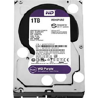 Western Digital - WD11PURZ - 1TB HDD WD Purple, Der WD Purple-Speicher für Videoüberwachungs-Systeme wurde für den Daue-Beschreibung lesen