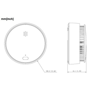 Dahua - HY-SA21A-W2(868) - Alarm - Rauchmelder, - Rauchmelder 868MHz-Beschreibung lesen