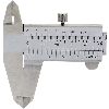 Pied à coulisse becs croisés monobloc qualité PRO, Capacité: 150 mm
