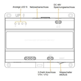 VTNS1001B-2 - 2 Draht Switch - Intercom-Beschreibung lesen