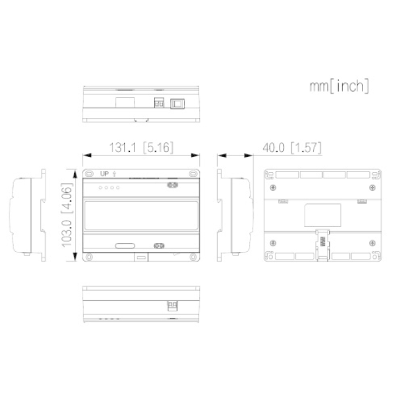 Dahua - VTNS1001B-2 - 2 Draht Switch - Intercom, - 2 Draht Switch - max. 2x Intercom und 4x Monitore - nur in Verbindun-Beschreibung lesen