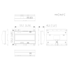 Dahua - VTNS1001B-2 - 2 Draht Switch - Intercom, - 2 Draht Switch - max. 2x Intercom und 4x Monitore - nur in Verbindun