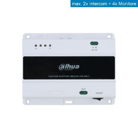 Dahua - VTNS1001B-2 - 2 Draht Switch - Intercom, - 2 Draht Switch - max. 2x Intercom und 4x Monitore - nur in Verbindun-Beschreibung lesen