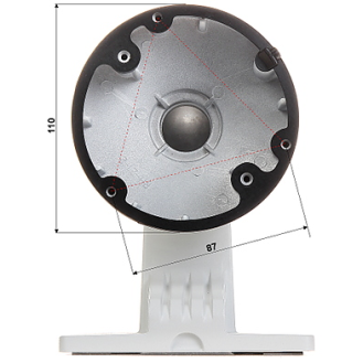DS-1272ZJ-110 Hikvision, Halterung, Wandmontage, Aluminium, weiß, für Hikvision Domes-Beschreibung lesen