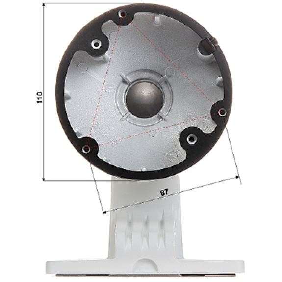 DS-1272ZJ-110 Hikvision, Halterung, Wandmontage, Aluminium, weiß, für Hikvision Domes-Beschreibung lesen