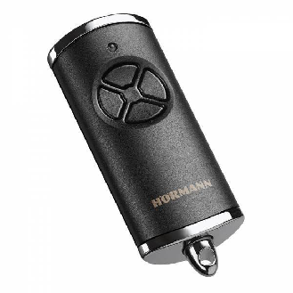 Hörmann Handsender HSE4 868-BS Struktur Chrom schwarz SW-Eu-Beschreibung lesen