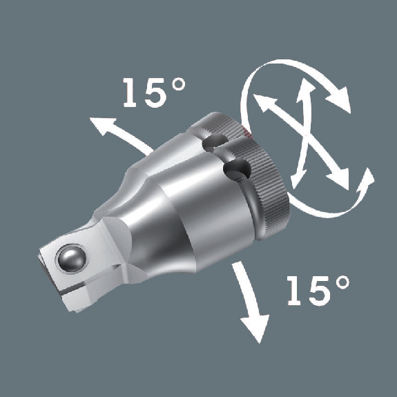 8794 B Zyklop-"Wobble"-Verlängerung, 3/8", 3/8" x 76 mm-Beschreibung lesen