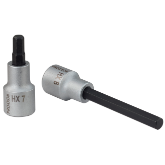 Proxxon 1/2" Innensechskant-Einsatz, HX 7 mm, 55 mm lang-Beschreibung lesen
