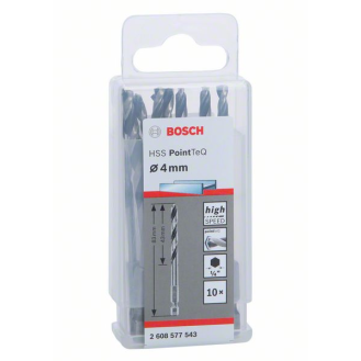 Bosch HSS PointTeQ Sechskantbohrer 4,0 mm, 10er-Pack-Beschreibung lesen