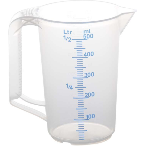 Messkanne geschl.Griff 500ml Hünersdorff-Beschreibung lesen