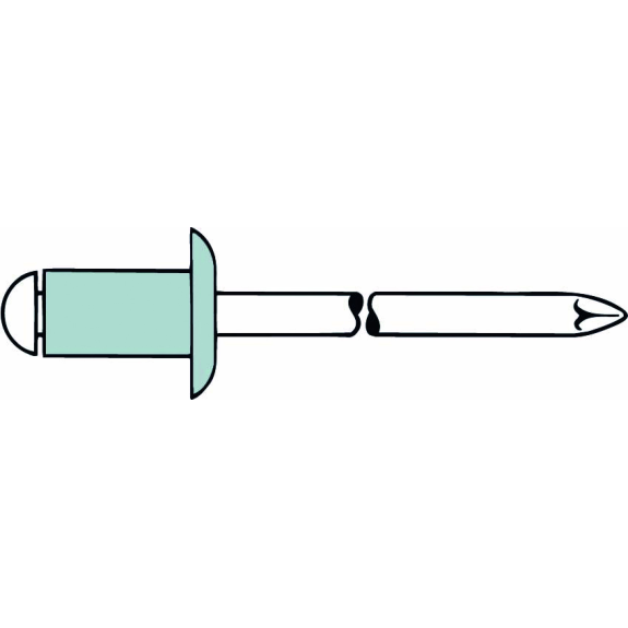 Blindniet Alu/VA Flachrundkopf 5x25mm-Beschreibung lesen