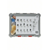 Bosch 15-teiliges Frser-Set, 1/4-Zoll Schaft. Fr Handfrsen