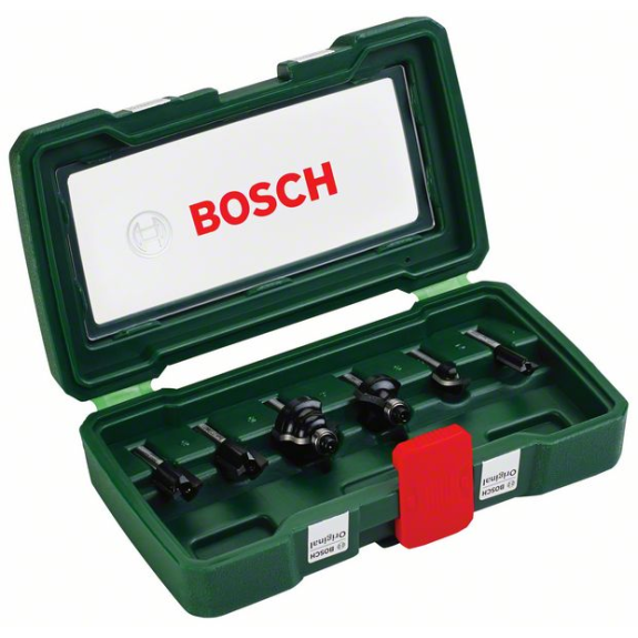 Bosch HM-Frser-Set mit 1/4-Zoll Schaft, 6-teilig Bosch HM-Frser-Set mit 1/4-Zoll Schaft, 6-teilig-Beschreibung lesen
