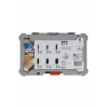 Bosch Frser-Set, 6-teiliges Nutfrser-Set, 1/4-Zoll Schaft. Fr Handfrsen