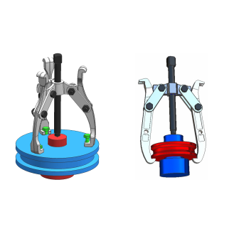Extractor reversible de tres patas 135x185-Leer más