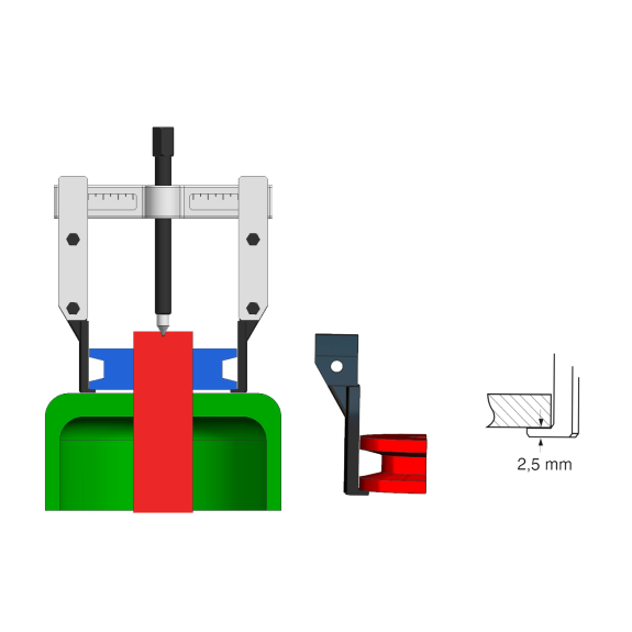Extractor reversible de 3 patas 260x320-Leer más