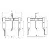 Extractor reversible de 3 patas 260x320