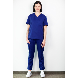 Medfit - Pantalon Médicale - Unisexe - Bleu Outremer - Xxl-Lire la description