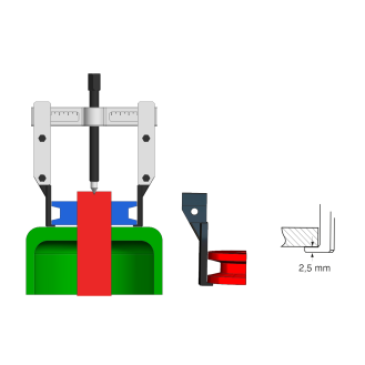 EXTRACTOR FORZA 2 PATAS FINAS 145X140-Leer más