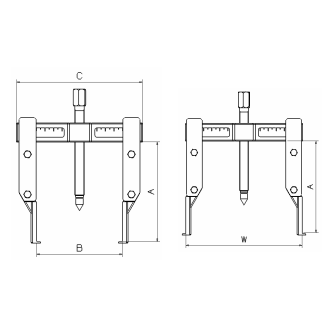 EXTRACTOR FORZA 2 PATAS FINAS 145X140-Leer más