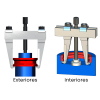 Extractor de 2 patas 390x250
