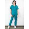 Medfit  Ensemble Médical Blouse Et Pantalon  Unisexe- bleu canard- XL