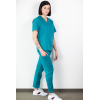 Medfit  Ensemble Médical Blouse Et Pantalon  Unisexe- bleu canard- XL