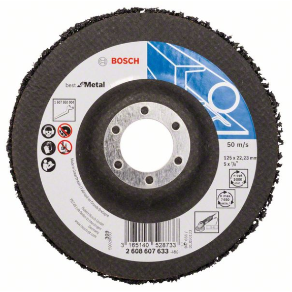 Reinigungsscheibe N377, Best for Metal. 125 mm x 22,23 mm-Beschreibung lesen