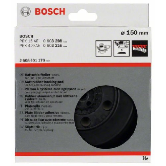 Schleifteller weich, 150 mm, für PEX 15 und PEX 420 AE-Beschreibung lesen
