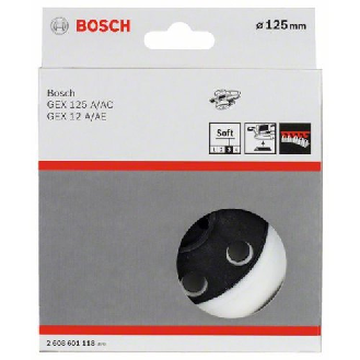 Schleifteller weich, 125 mm, für GEX 12 A, GEX 12 AE, GEX 125 A, GEX 125 AC-Beschreibung lesen