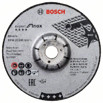 Schruppscheibe Expert for Inox A 30 Q INOX BF, 76 x 4 x 10 mm, 2 Stck-Beschreibung lesen
