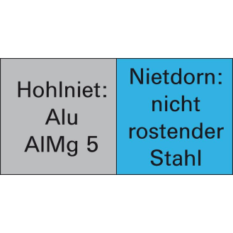 Blindniet CAP Alu/VA Flachrundkopf 3,2x6,5mm-Beschreibung lesen