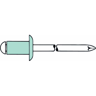 Blindniet Alu/Stahl Flachrundkopf 5x25mm-Beschreibung lesen